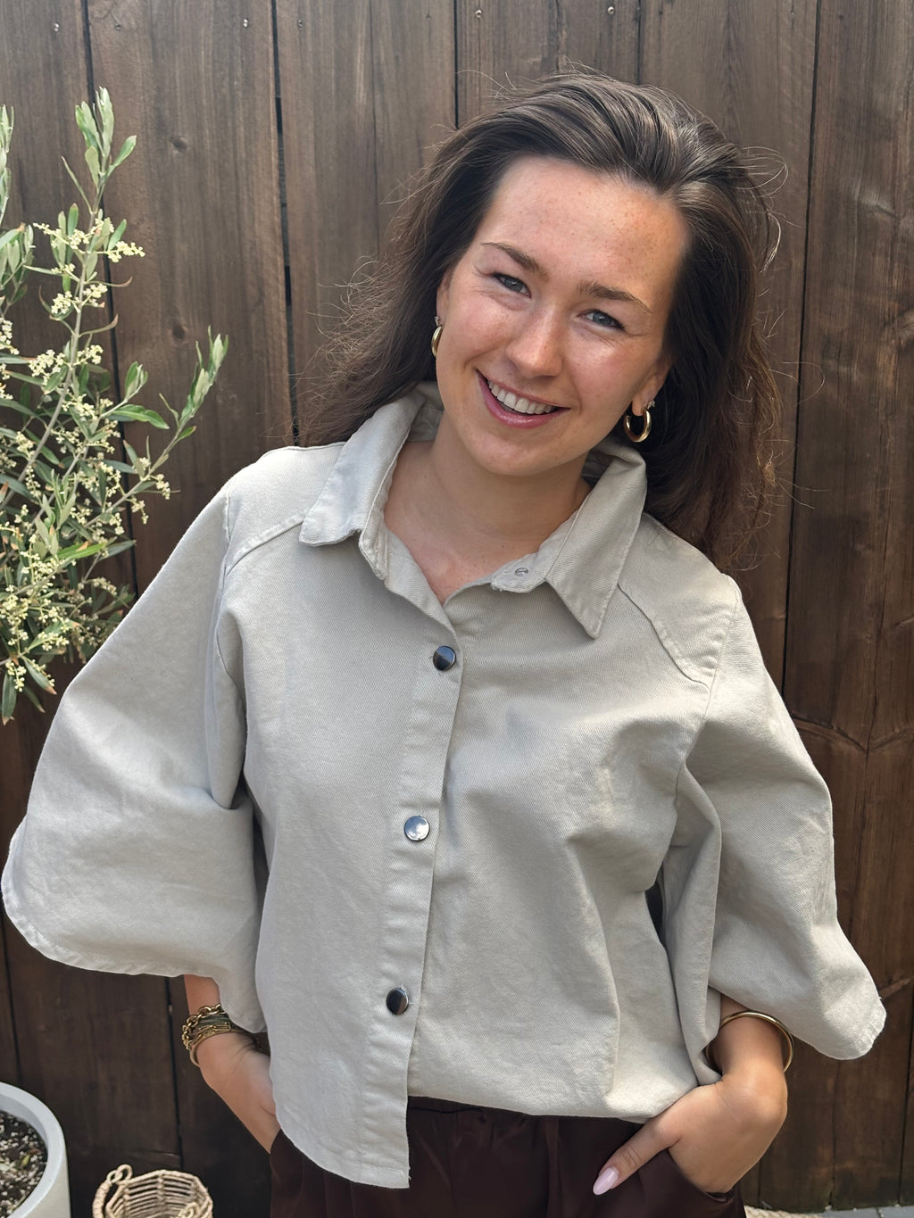 Julia Spijker Jacket Taupe
