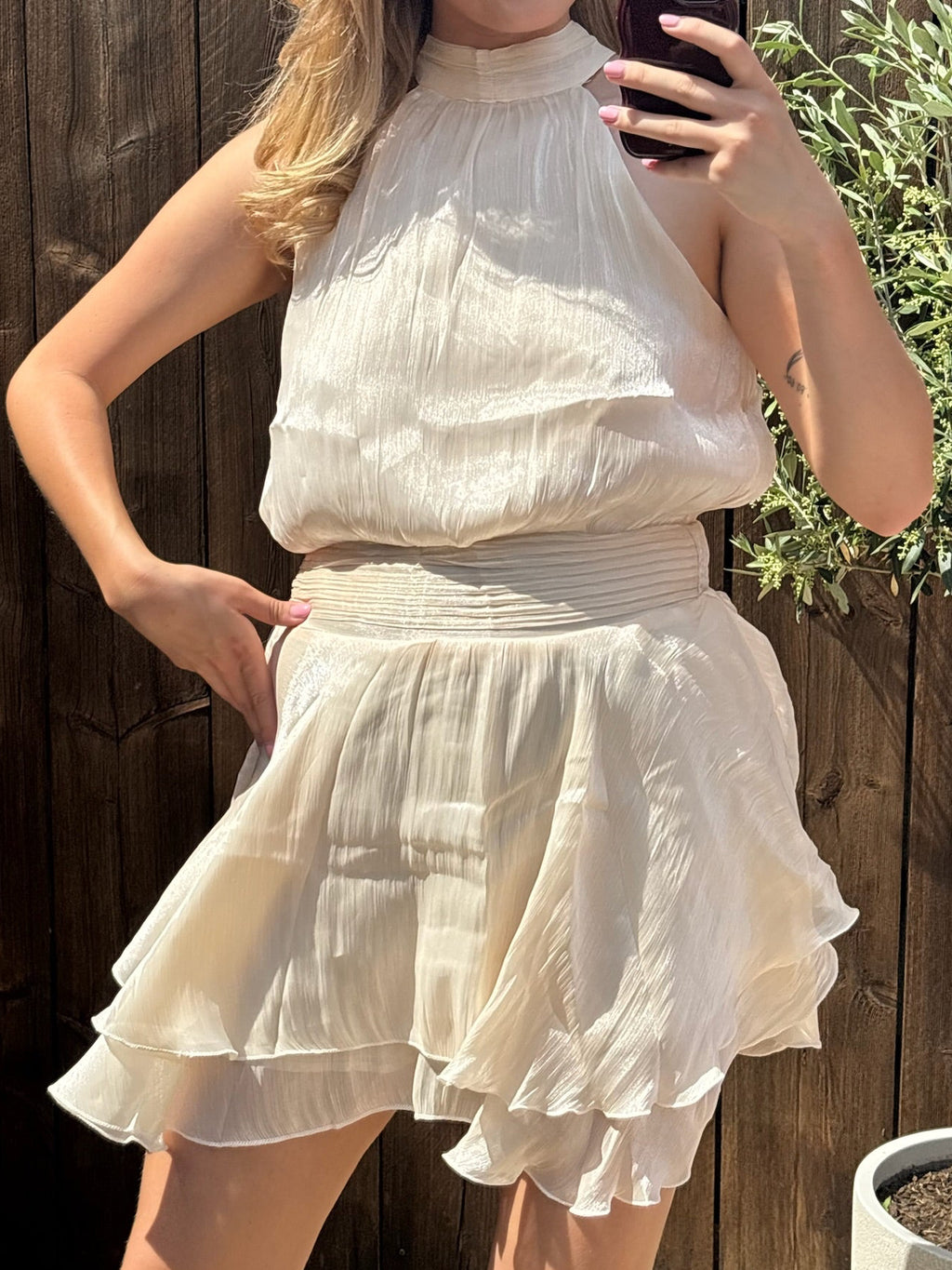 Demi dress beige