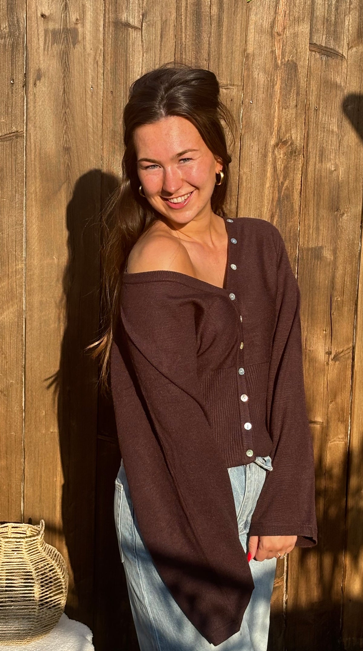 September Mornings Vest Bruin