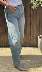 Amber jeans lichtblauw